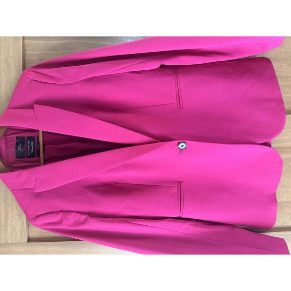 J.Crew Parke Blazer in Italian Stretch Wool Berry Pink Women’s size 10Tall - Picture 15 of 15